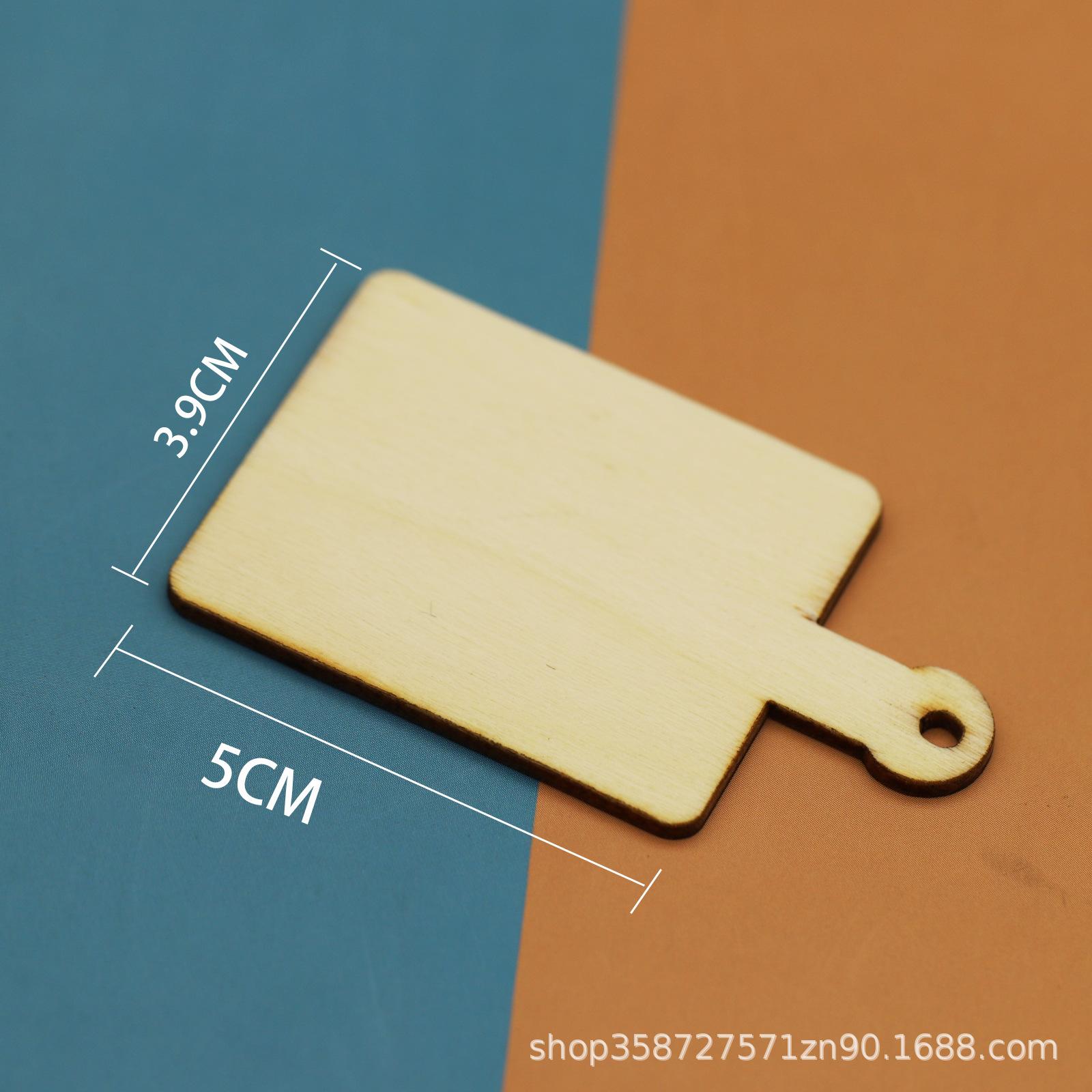

Diy Mini Wooden Board Cake Base Pizza Tray Simulation Food Play Ultra-Light Clay Decoration Doll House Small Ornament