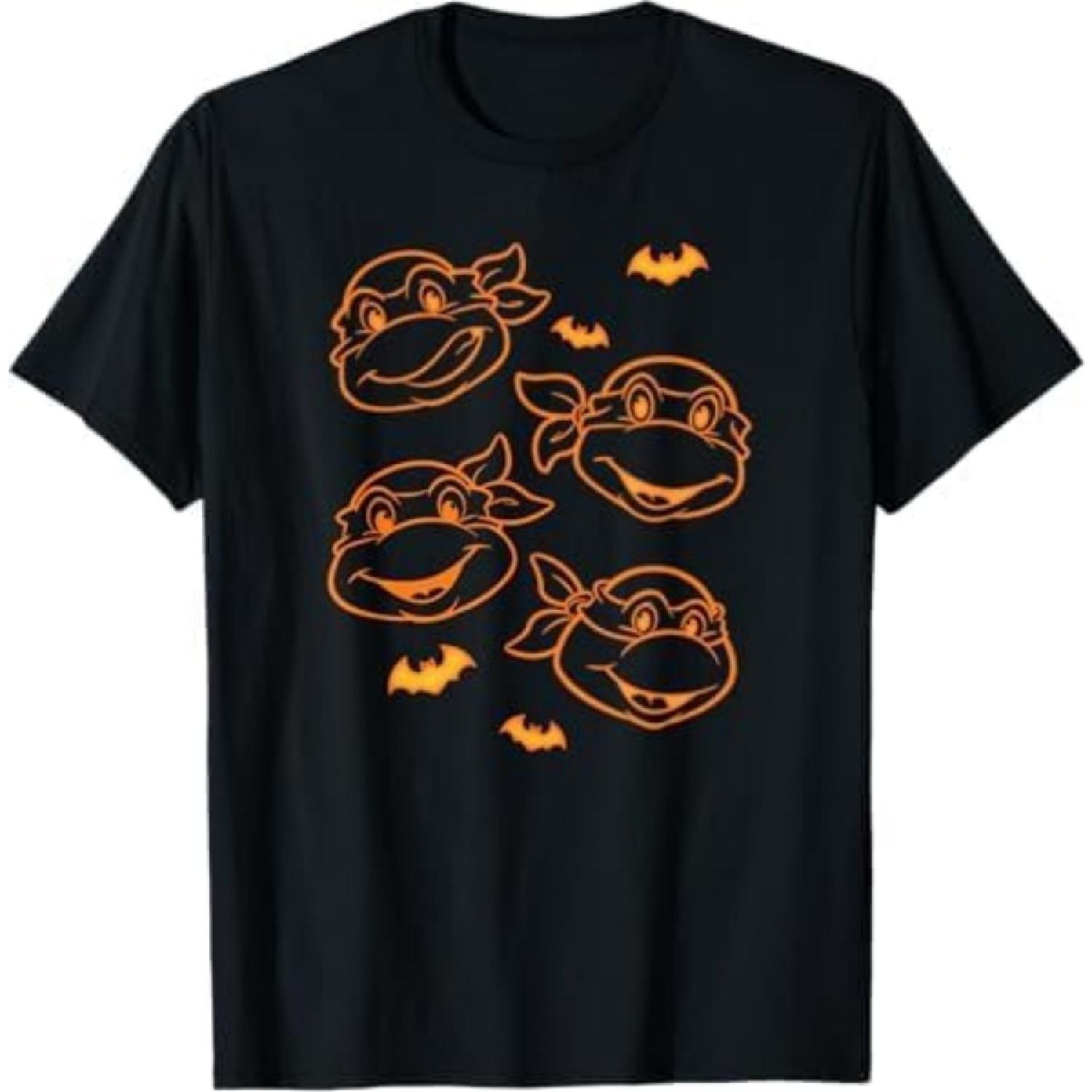 

Teenage Mutant Ninja Turtles Halloween Spooky Ninja Faces T-Shirt Khan Mens Womens Tank Top Sweatshirt Hoodie 494 Black XXXXXL різнокольоровий