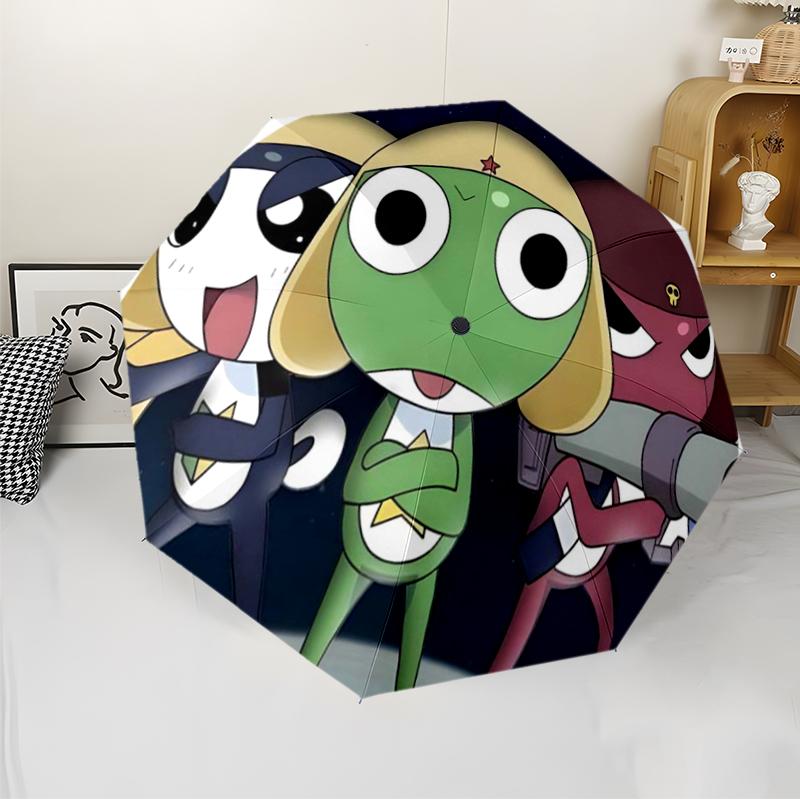 Keroro (1) Umbrella Sturdy Frame Suitable for Outdoor Activities Beach Travel Ideal Gift for All Seasons