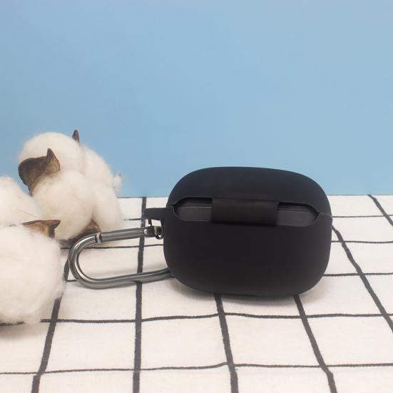 Pouzdro na sluchátka odolné proti nárazům se závěsným háčkem 360stupňový ochranný silikonový kryt sluchátek pro JBLVibe Beam
