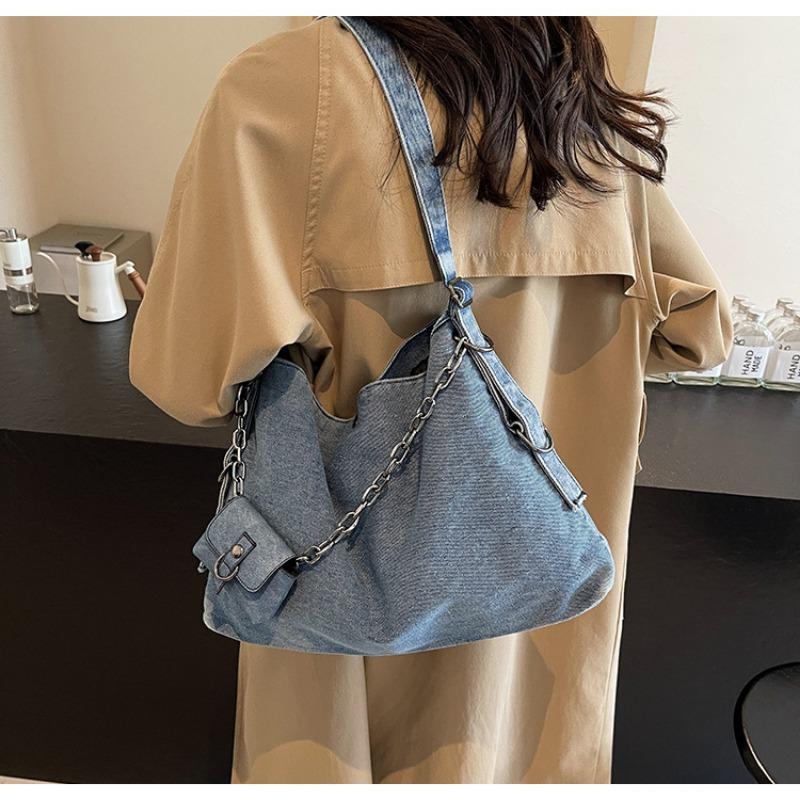 Shoulder Bag Large Capacity Crossbody Large Bag 2025 New Commuter Handheld Tote Tote Bag