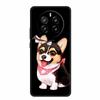 Funda For Honor Magic7 Pro Case Cute Cartoon Black Silicone Soft Phone Cases For Honor Magic 7 Pro Back Cover Case 7Pro Coque