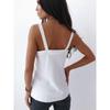 JKASHDK Women's Fashion Casual Summer Spring Solid Color Print Sleeveless V-Neck Blouses & Shirts