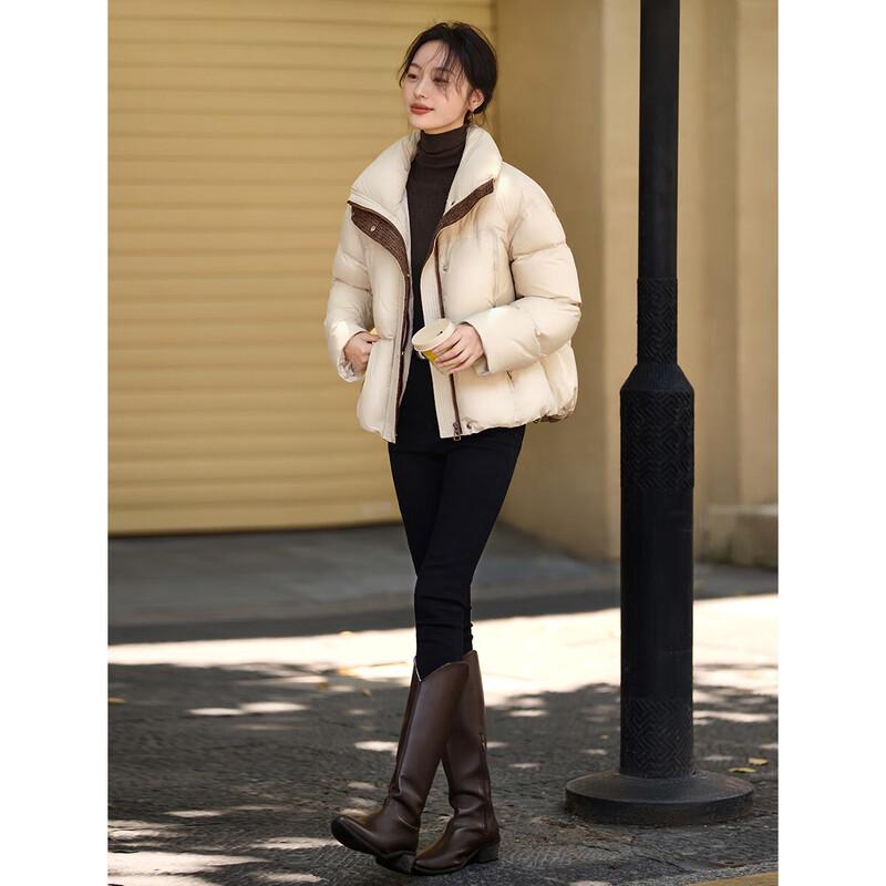 Mohan Yimei Women's Stand-Up Collar Down Jacket