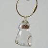 Cat Hair Storage Bottle Transparent Pet Fur Keepsake Keychain for Collecting Cats Dogs Hair Pet Memorial Gift