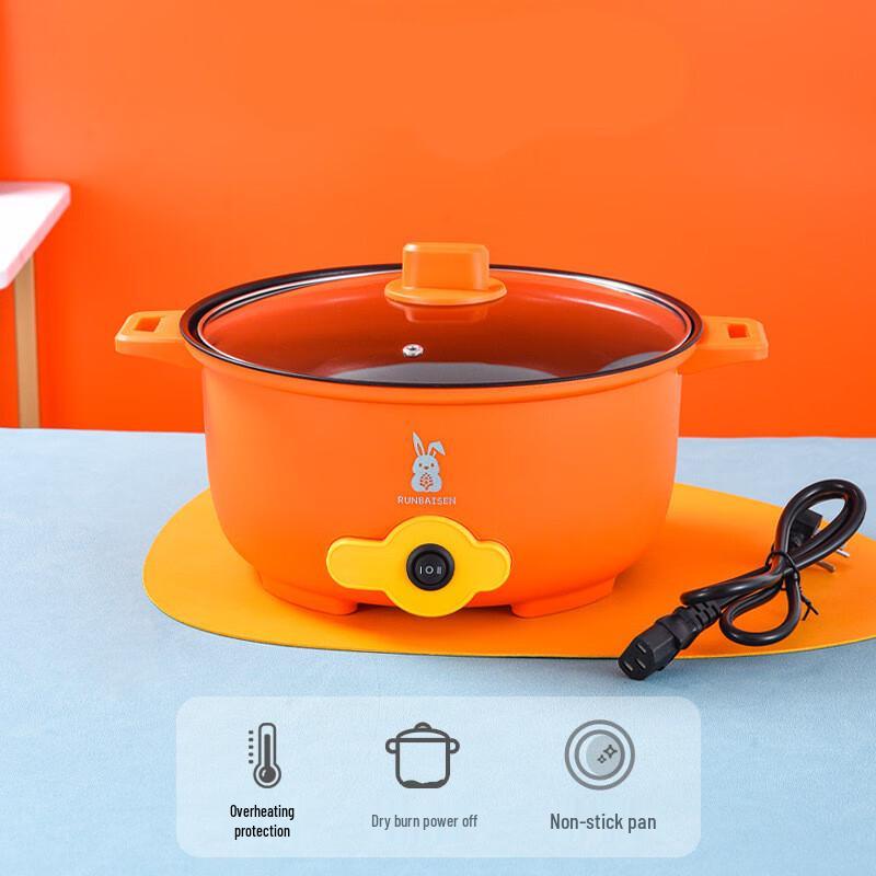 Sanjiaolong Multi-function Stainless Steel Electric Hot Pot