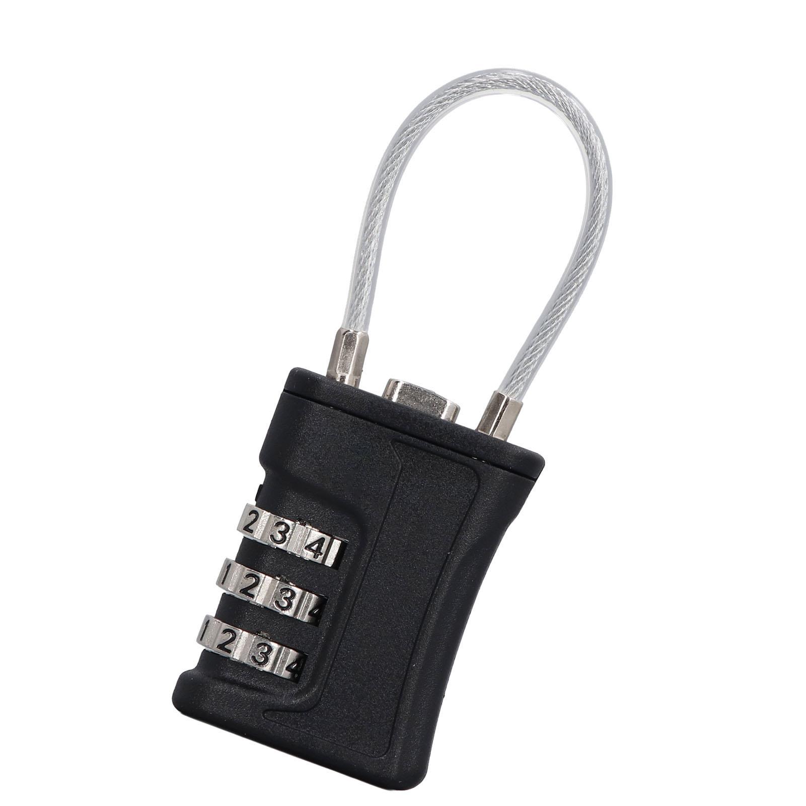 TSA Luggage Locks Resettable 3 Digit TSA Combination Padlock for Gym Locker Suitcase
