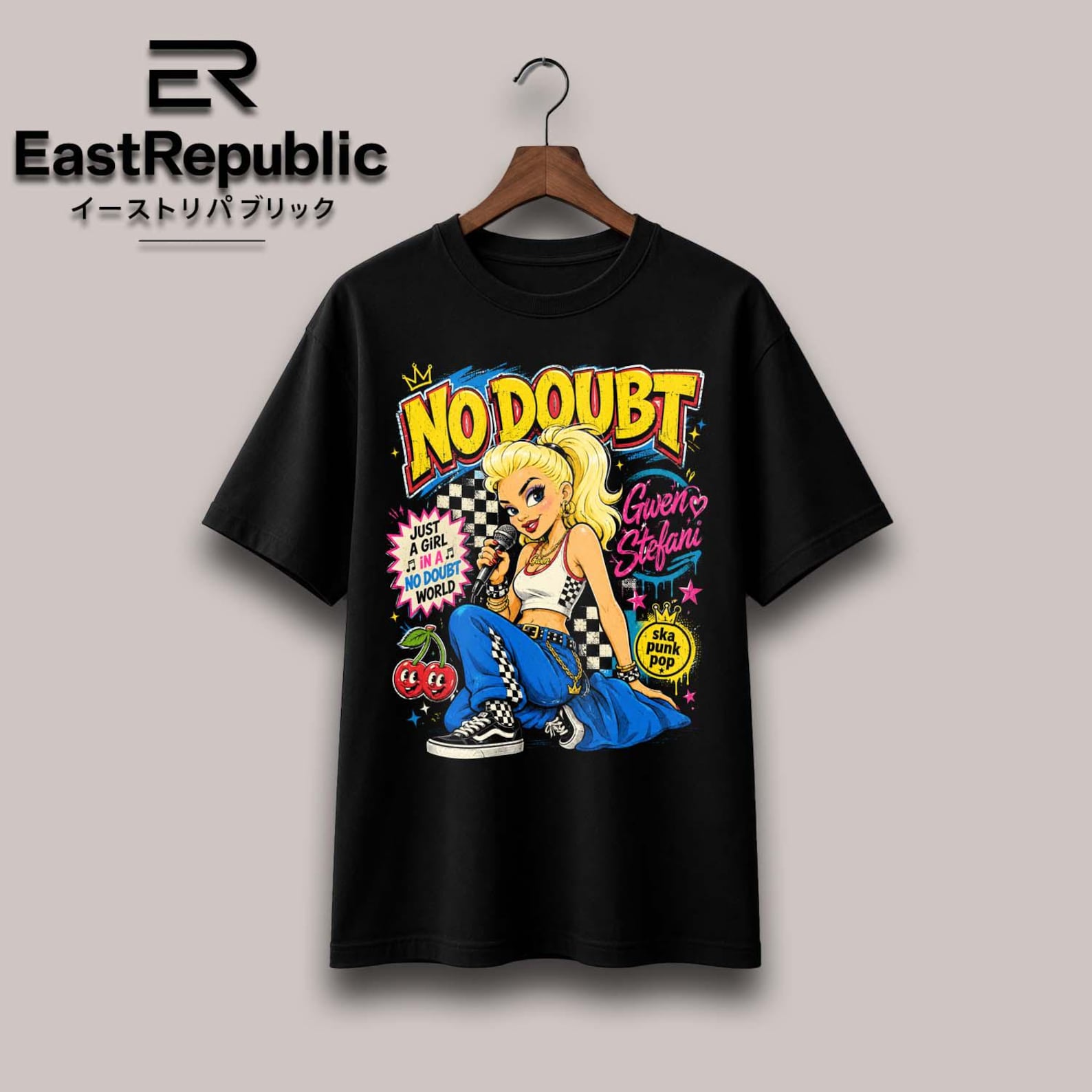 No DoubT shirt, Gwen Stefani T shirt, Music Band Apparell 4XL