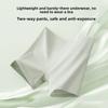 Girls Spring and Autumn High Fanny Pack Hip Anti Exposure Antibacterial Breathable High Elastic Belly Retraction Boxer Safety Briefs