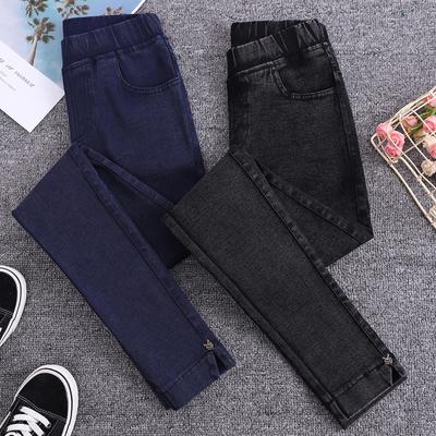 Jeans Skinny a Vita Alta Taglie Forti da Donna con Cinturino Elastico e Alta Elasticità, Pantaloni Lunghi Slim Fit