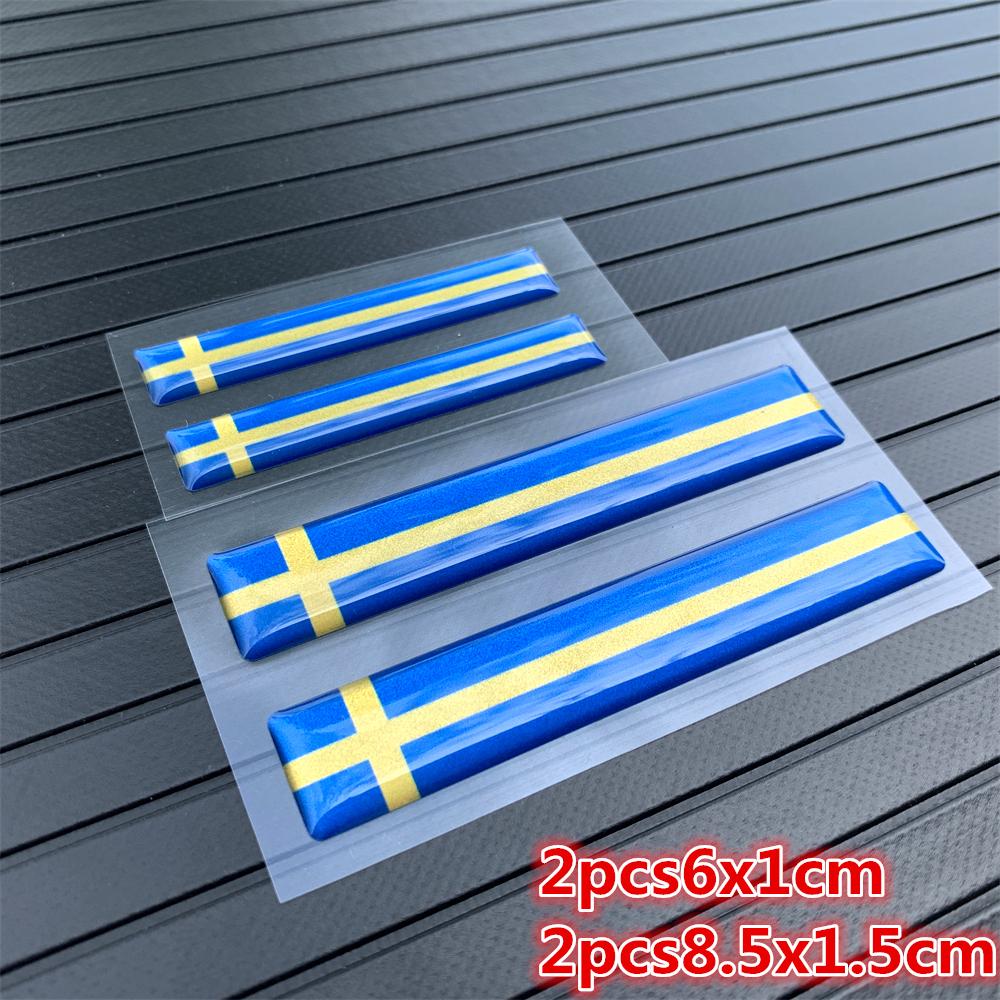 3D Brazil Korea UK ITALY FRANCE GERMAN Russia Spain National Flags Car Stickers Automobiles Motorcycles Decorating Accessories