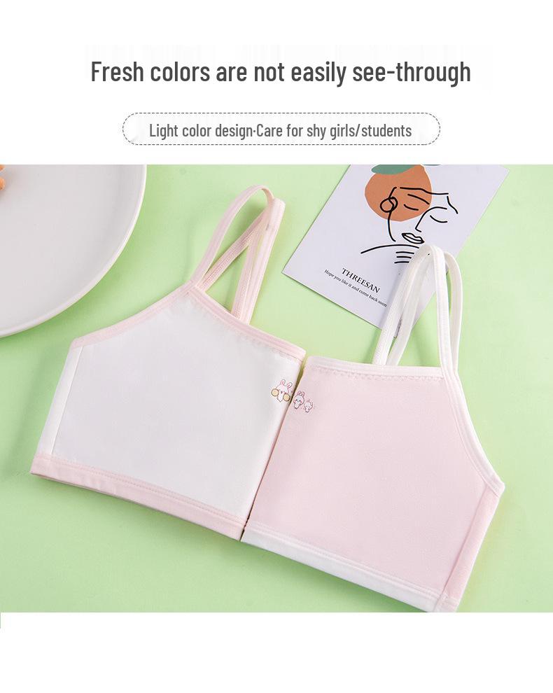 Stage One Pure Cotton Class A Bra Development Girl's Vest for Puberty