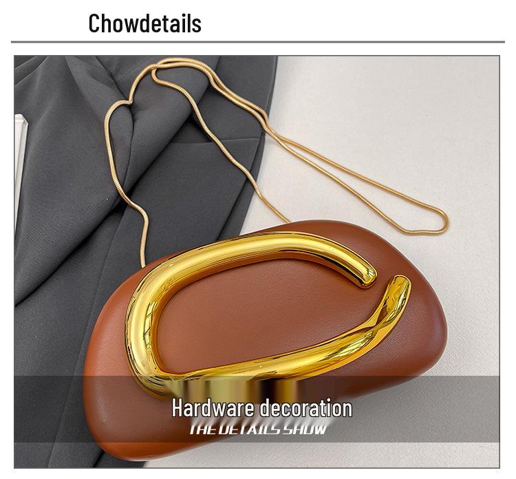 Elegante Borsa da Sera da Donna a Mano e a Tracolla con Catena - Stile Europeo e Americano