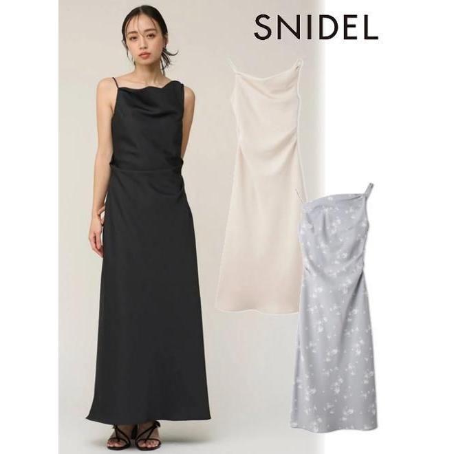 (10% OFF & 300 yen OFF for a limited time) snidel / Snidel Drape Cami Dress 26 Spring/Summer SWFO261145