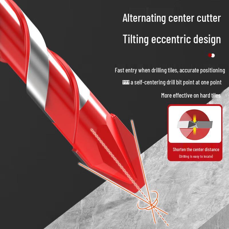 DELIXI ELECTRIC Multi-Function Eccentric Triangle Drill Bit