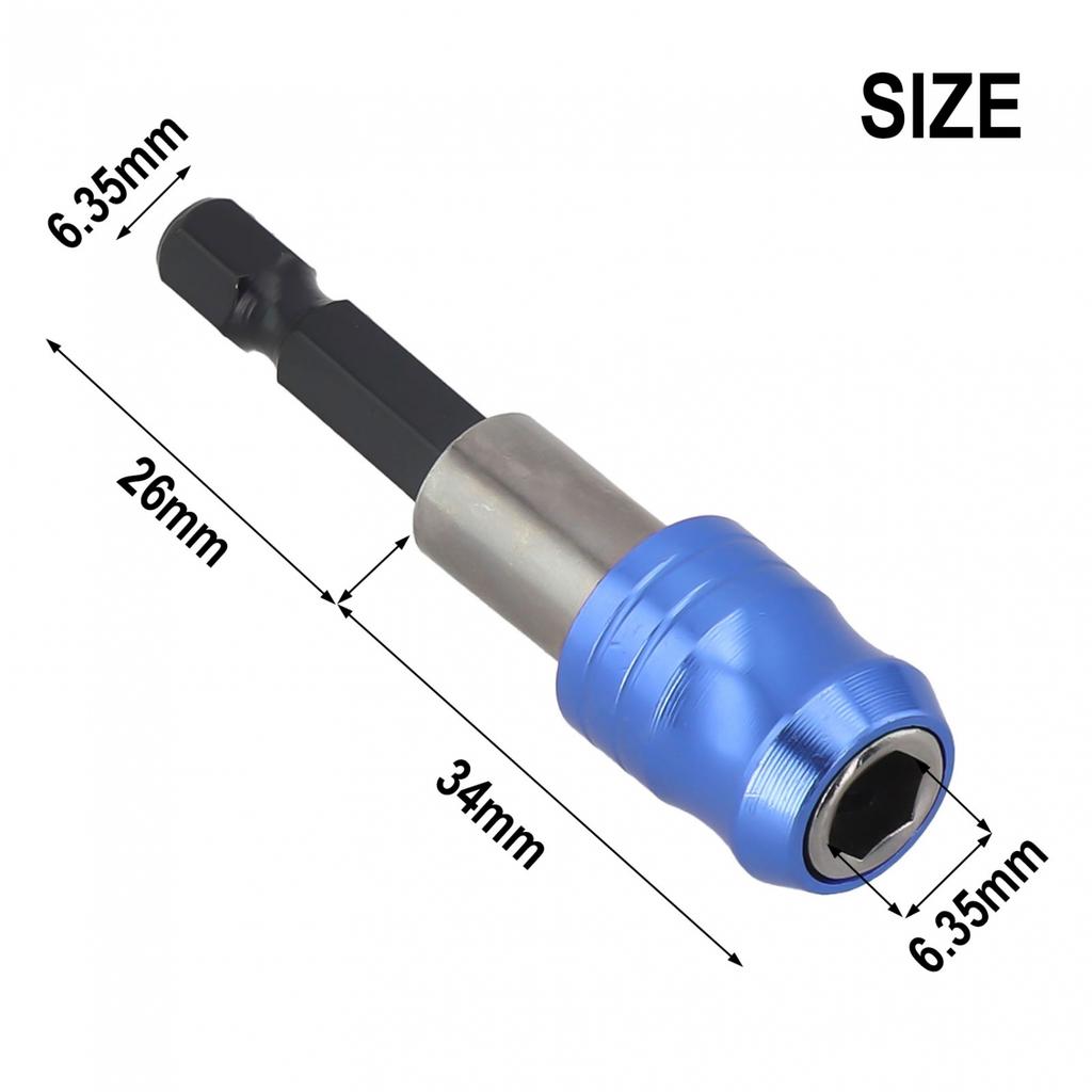 14 Head Hex Shank Rod Quick Release Screwdriver Bit Extension with Magnet