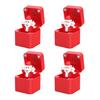 1/2/4Pcs Christmas Middle Finger In A Box Ornament Pop-up Santa Claus Reindeer Snowman Box Desktop Decoration Tricky Props Gag Prank Gift