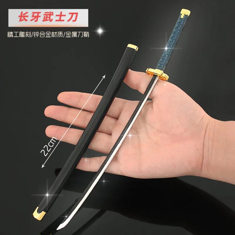 Medieval Sword 22cm/8.66in Training Katana Toy Sports Game Peripherals Cosplay Weapon Model Boys Collectible Desk Ornaments