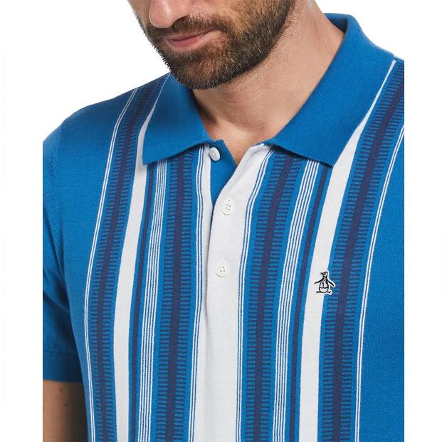 Original Penguin Cash Like Vertical Stripe поло с короткими рукавами