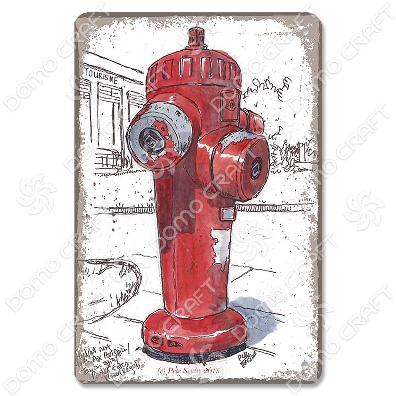 Vintage Fireman Tin Sign Metal Plate Classic Firefighter Movie Metal Poster Wall Decor for Garage Club Hotel Home