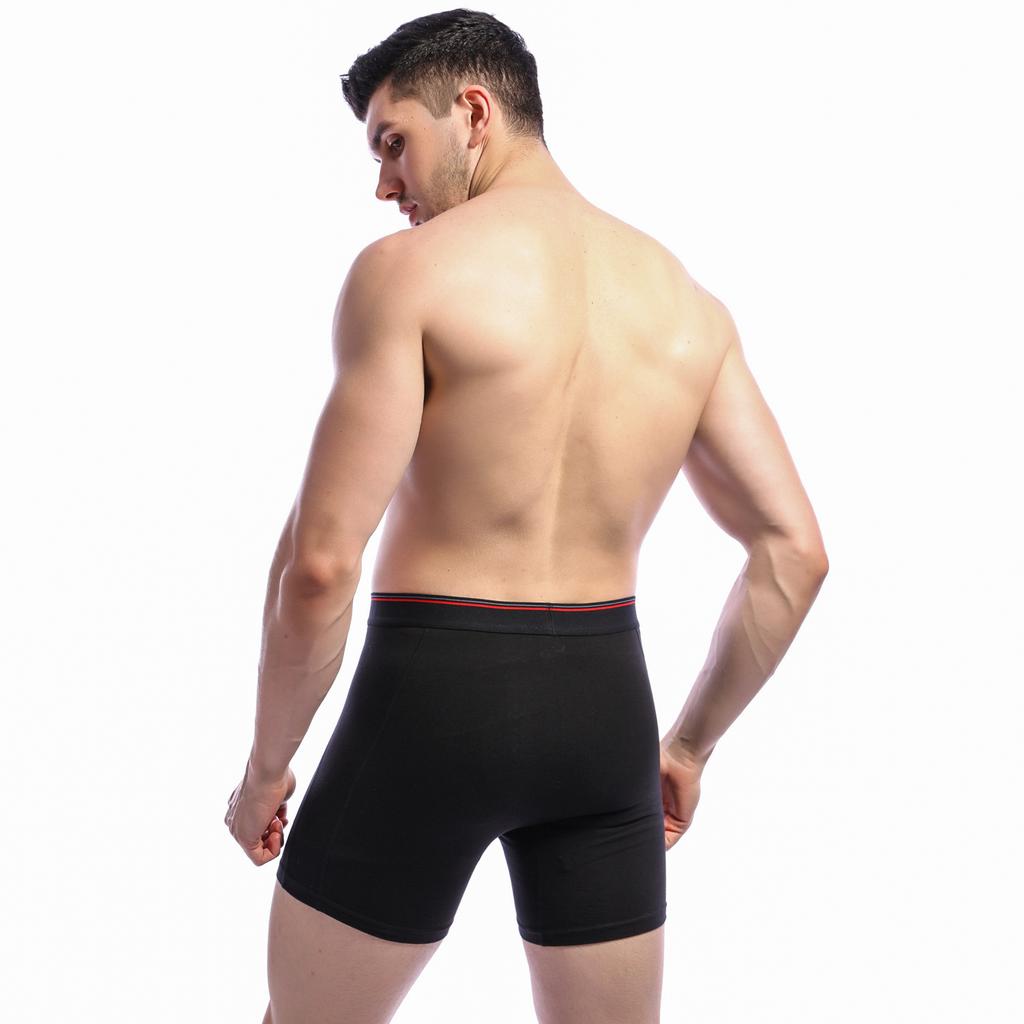 Men's Cotton Panties Long Leg Underwear Man Boxers Shorts Breathable Underpants M L XL 2XL 3XL