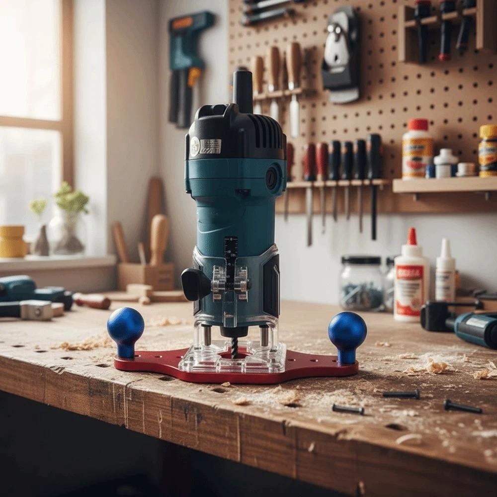 Rust Resistant Trimming Machine Slotted Bottom Plate Milling Mounting Plate  Wood Milling