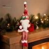 Xmas Party Tabletop Centerpieces Christmas Plush Gnome, Long Leg Faceless Scandinavian Santa Doll, Swedish Tomte Soft Fabric Winter Home Accents