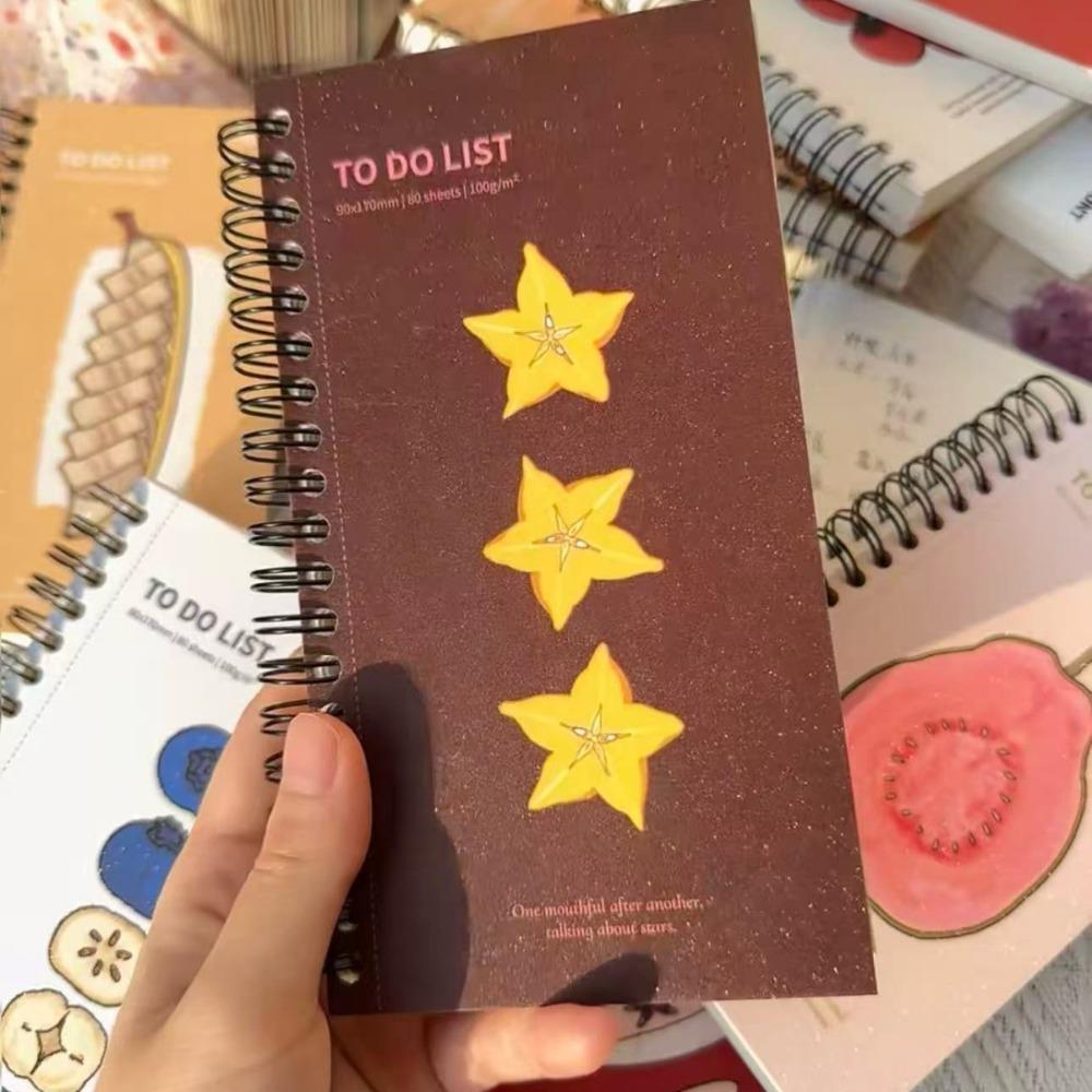 Spiral Bound To Do List Notebook Portable Habit Tracker Journal Self Discipline Habit Tracking