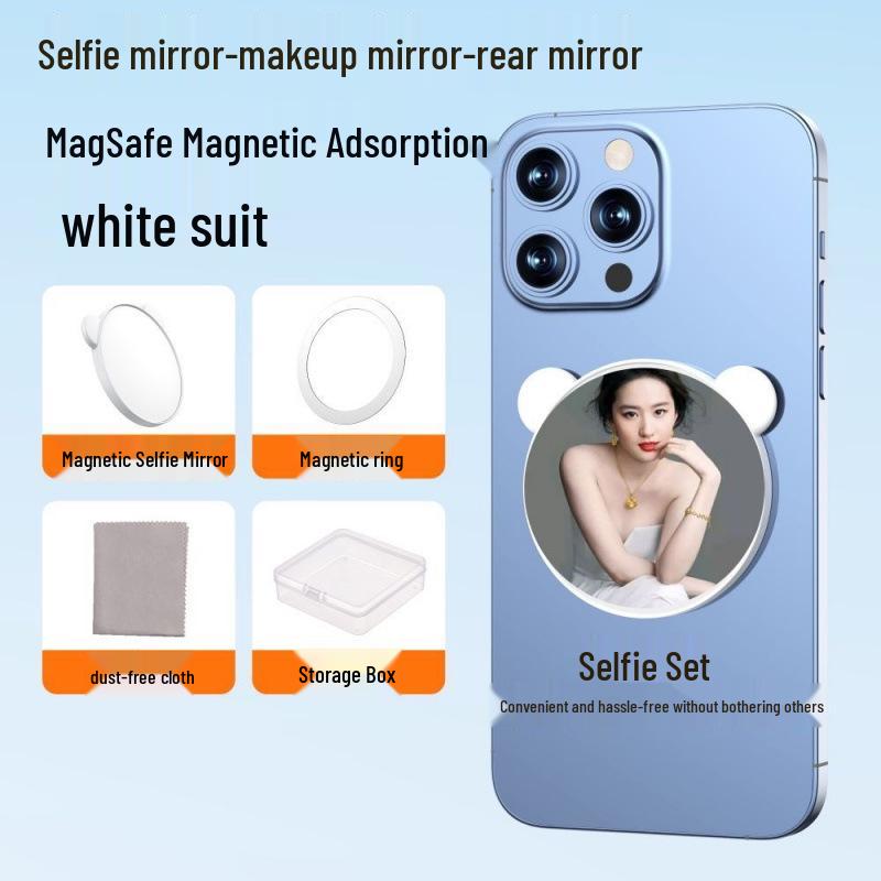 Miroir Selfie Magnétique: Assistant pour la Photographie sur Téléphone Portable et le Vlog