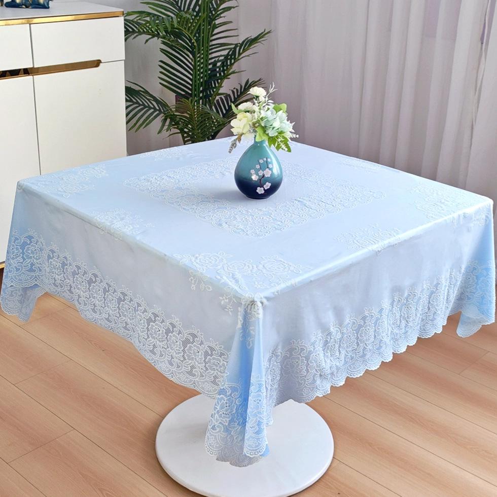 Waterproof, Oil-Proof And Anti-Scalding Coffee Table Tablecloth Leave-In Rectangular Dining Table Cloth Household Living Room Light Luxury Non-Slip