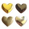 40pcs High Quality 8mm Doll Heart Buttons Mini DIY Coat Buckles Handmade Doll Shoes Buckles 1/6 Doll Clothes Accessories