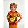 Fashion Kids T-shirt Cartoon Colorful Dinosaur 3D Print Kids Short Sleeves T-Shirt Loose Casual Summer Outdoor Boy and Girl Tees Tops