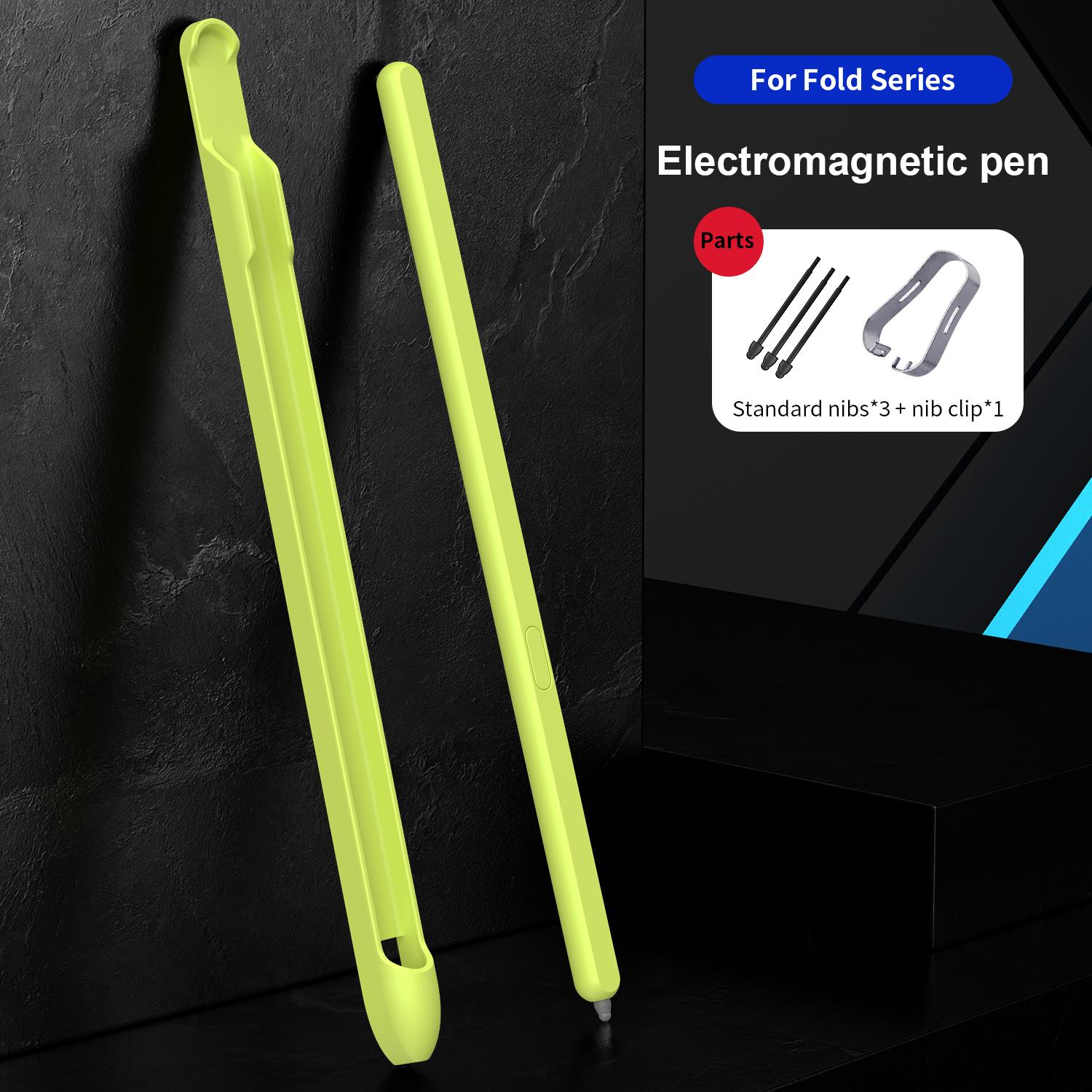 

For Samsung Galaxy Z Fold5 Z Fold6 S Pen without Bluetooth, Smart Stylus Electromagnetic Pen, With Pen Slot & Replace Pen Refill жовтий
