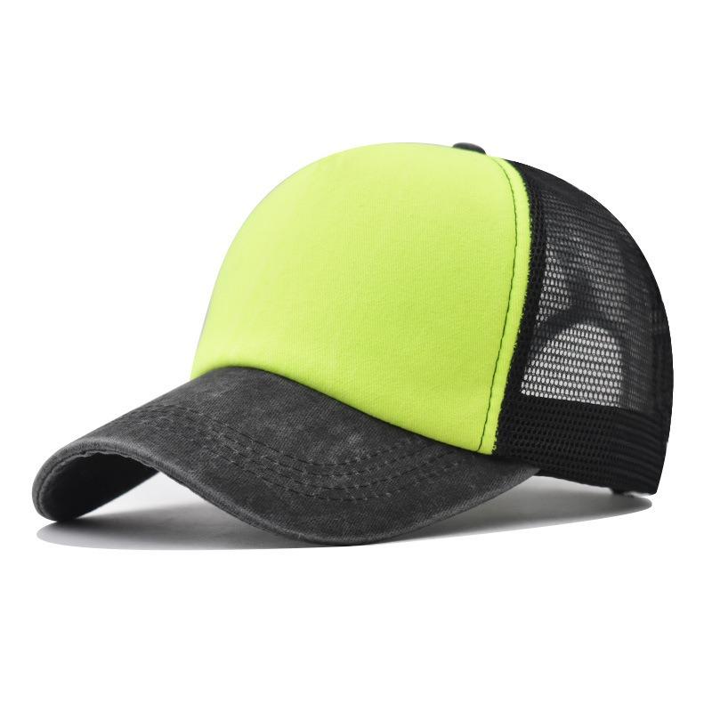 Casquette de Baseball unisexe en coton délavé, couleur riche, pour hommes et femmes, chapeaux de camionneur décontractés, nouvelle collection