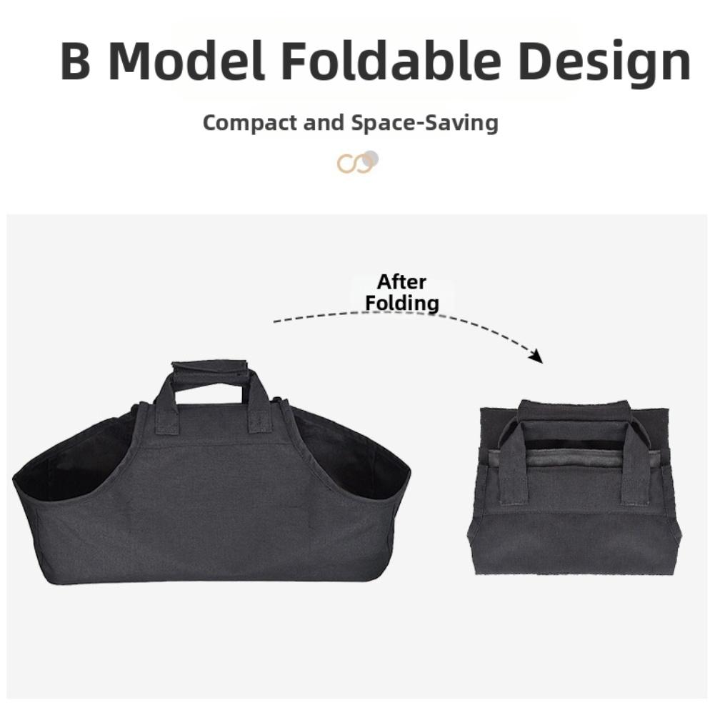 Portable Firewood Carrier Bag Made from Oxford Cloth Lightweight and for Transporting For Logs and Firewood Tools