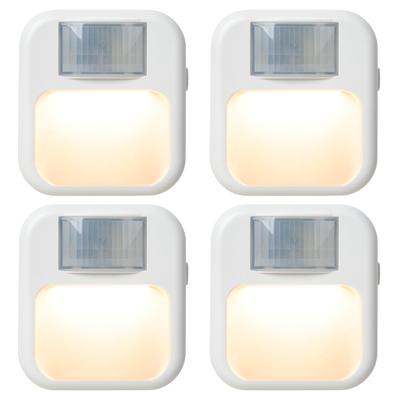 Indoor Light Sensor Light, Outlet Compatible, DimmableWarmWhite, Footlight, Foot Light for Entryway, Hallway, Bedroom, Bathroom, Energy-Saving