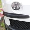 2pcs/set Universal  Car Bumper Carbon Fiber Rubber Bumper Protection Car Anti-collision Strip