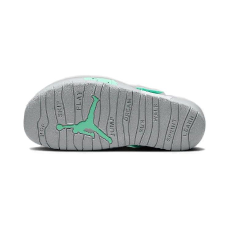 Jordan Verde Llamarada Brillo Gris Lobo Blanco Negro (PS) Zapatillas para niños CI7849-302