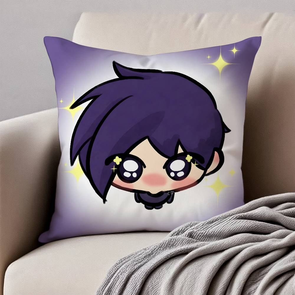

Stardew Valley Pillow Case Anti-dustmite Pillowcase Invisible Zipper Silky Short Plush Sofa Cushion Cover 12x12Inch