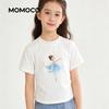 MOMOCO Girls' Summer Short-Sleeved T-Shirt