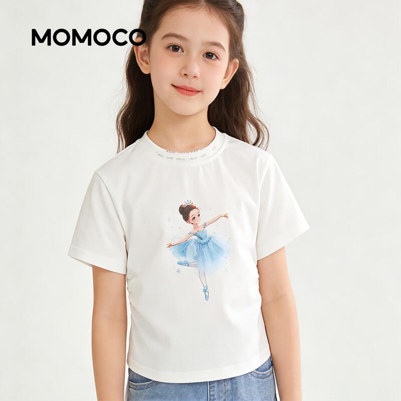 MOMOCO Girls' Summer Short-Sleeved T-Shirt