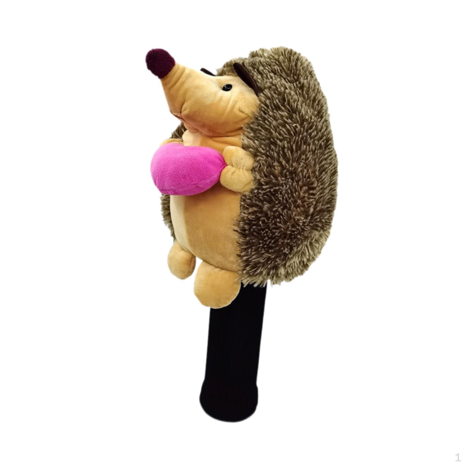 

Деревянный чехол для гольфа в форме животного, милый ежик, защита от транспортировки, плюшевый, устойчивый к царапинам Heart For Driver