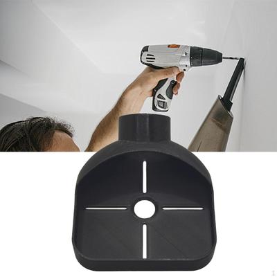 Drill Dust Collecting Bowl 3.3x4inch Lightweight Easily Install for Drywall, Ceiling Tile Versatile