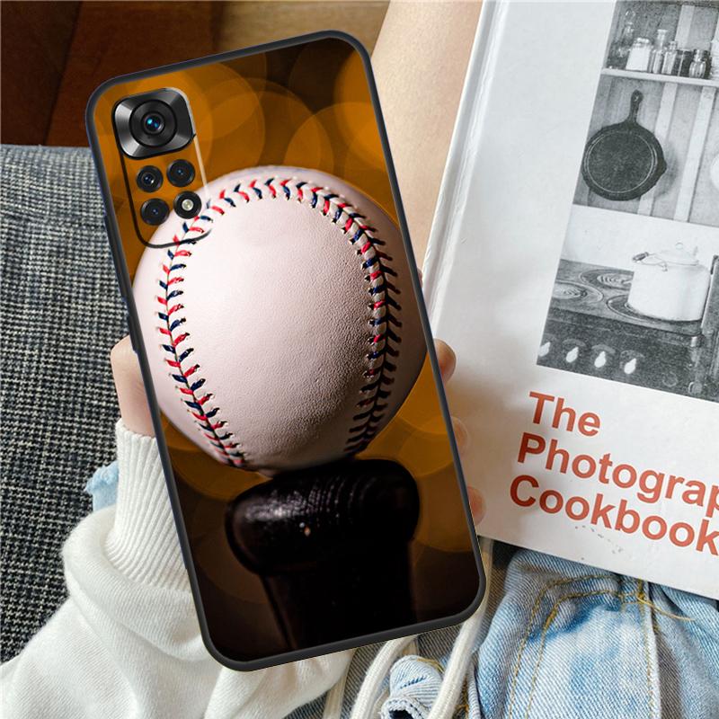 Baseball Phone Case For Xiaomi Redmi Note 12 12S 12C 13C 10 10C 10A 9 9C 10S 11S 11 Pro Soft Cover