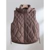 YYFS Damenmode Casual Herbst Winter Einfarbig Druck Ärmellose Jacken & Mäntel Daunenmäntel