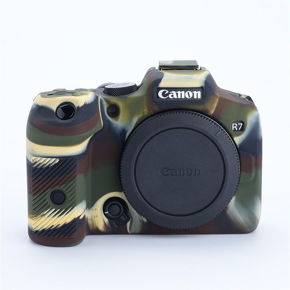 Soft Silicone Armor Camera Body Case For Canon EOS R7 Protective Camera Bag Rubber Cover Skin