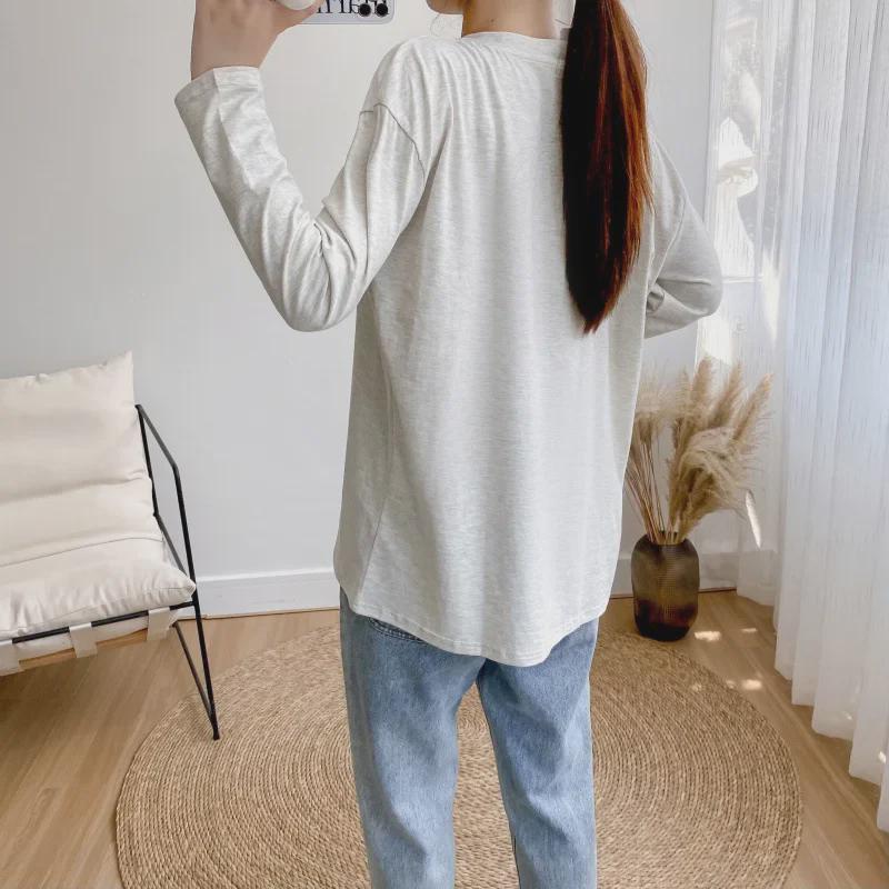 Maternity Nursing Tops: Lightweight, Long-Sleeved, for Spring/Autumn, Perfect for Postpartum & Breastfeeding Moms