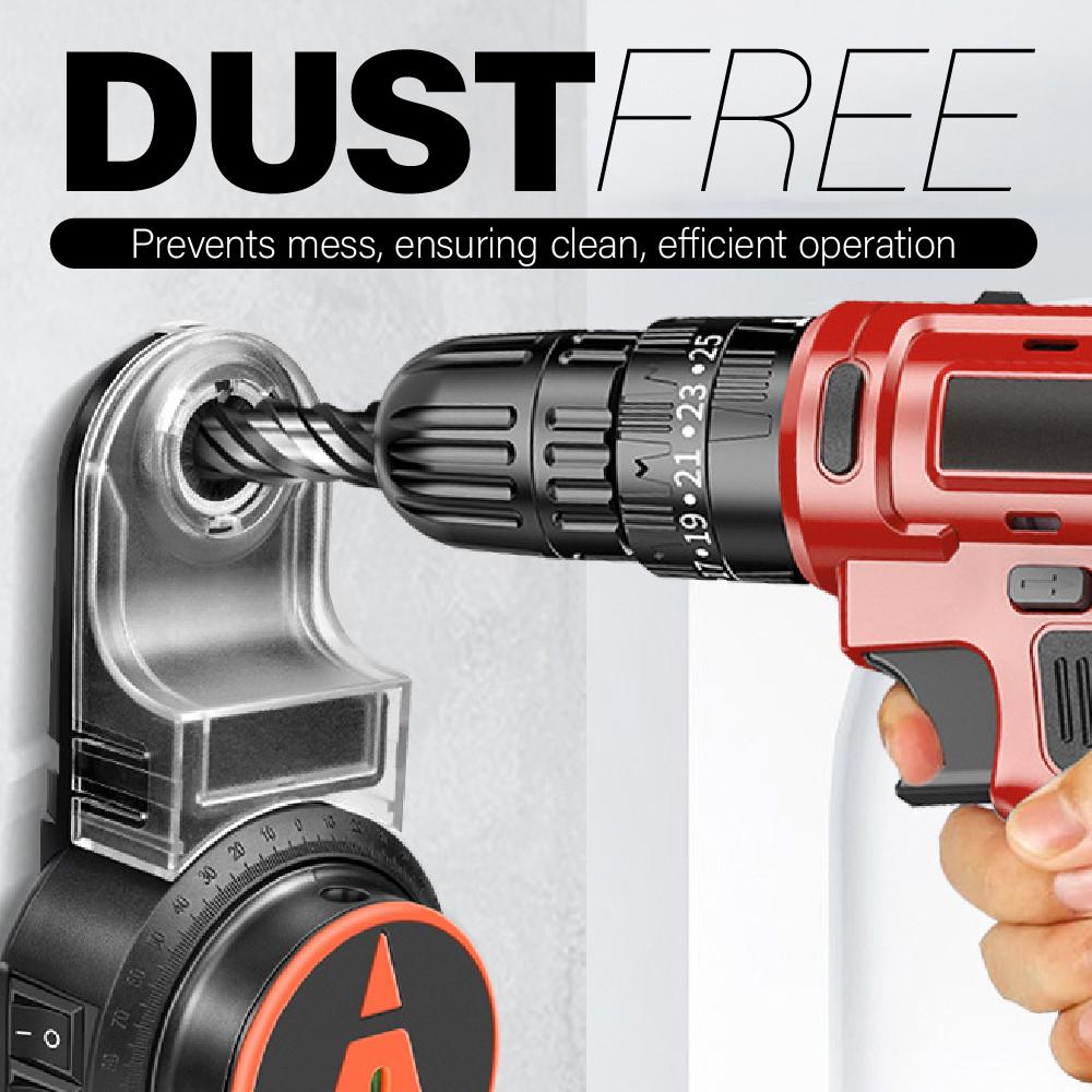 2 in 1 Laser Wasserwaage Abnehmbarer Elektrischer Wandstaubsauger Bohrmaschine Staubabsaugung Bohrstaubreinigung Elektrowerkzeug