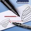 Deli Dual-Tip Oil-Based Marker Pen