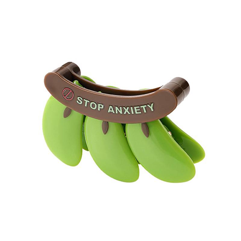 

3D Магнитный декор для холодильника в виде банана Милые пластиковые зажимы для запечатывания продуктов в форме банана Герметизатор пакетов для еды и снеков Кухонные аксессуары зелёный